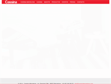 Tablet Screenshot of cassinabarcelona.com